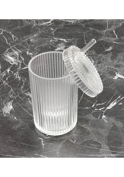 Pipetli Kristal Cam Bardak