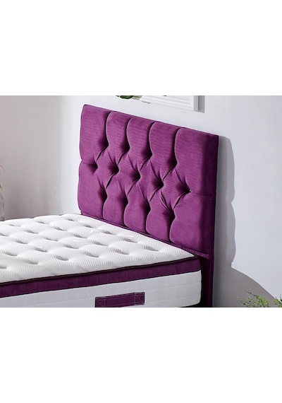 Nironyatak Niron Violet Yatak Seti 80X200 Cm Tek Kişilik Yatak Baza Başlık T