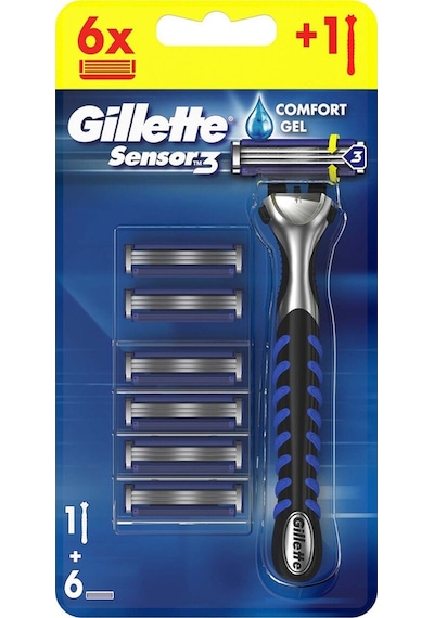Sensor3 2 Makine 12 Yedek Tıraş Bıçağı 200 Ml Köpük Vegan Seyahat Çantası