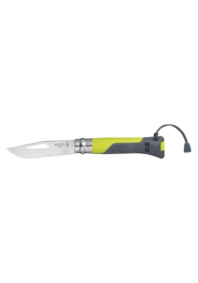 Opinel İnox 8 No Outdoor Yeşil Kamp Çakı Çok Renkli