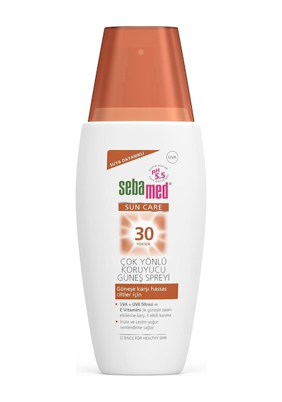 Sun Care Spf 30 Uva/uvb Filtresi Ve E Vitamini Üçlü Yüksek Koruma Çok Yönlü Güneş Spreyi 150 Ml