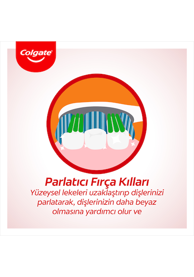Colgate 360 Optik Beyaz Diş Fırçası Medium 2'li
