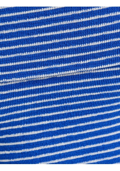 Koton Omzu Açık Üst Kat Detaylı Pamuklu Slim Fit Mavi Çizgili 4sak10031pk Mavi Çizgili