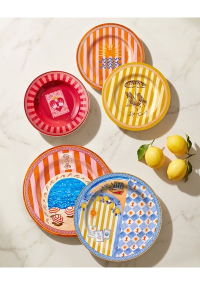 Turuncu Melamin Yemek Tabağı 28 Cm