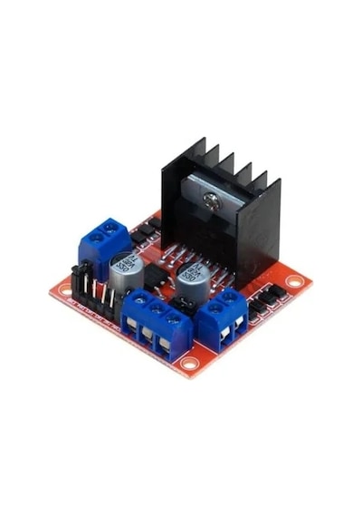 L298n Çift Motor Sürücü Kartı - Voltaj Regulatörlü
