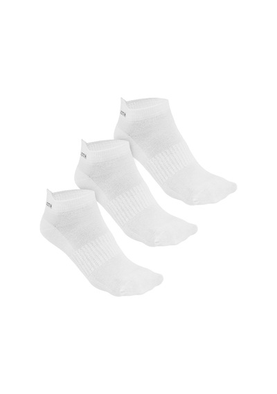 Musclecloth Low Cut Çorap 3'lü Paket Beyaz Beyaz