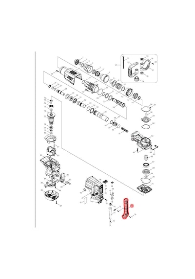 Makita HM1203C Sap Kapağı Ürün Kodu 450908-2