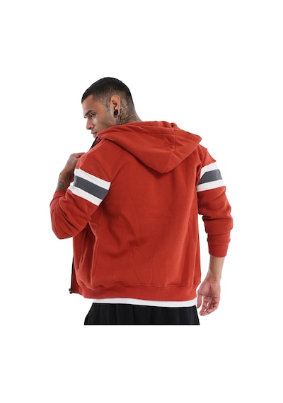 Sportive Munich Erkek Turuncu Günlük Stil Sweatshirt 24ke031-krmt Kahverengi