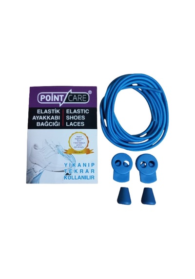 Point Care Akıllı Kilitli Elastik Ayakkabı Bağcık 100 Cm