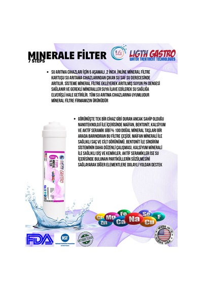 Kapalı Kasa 6 Filtre 10 Aşamalı Filtre Seti