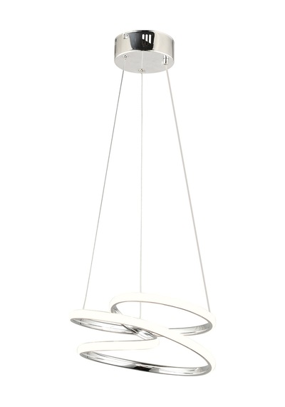 Ld 039 Topsuz Model Krom 3 Renkli Salon Ve Oturma Odası İçin İdeal Alüminyum Avize, 35x70 Krom