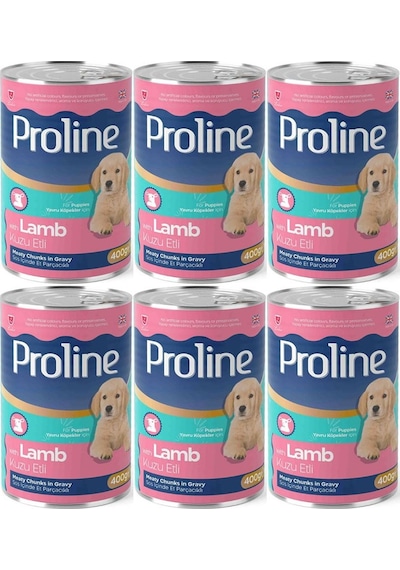 Pro Line Kuzu Etli Yavru Köpek Konservesi 6 x 400 G