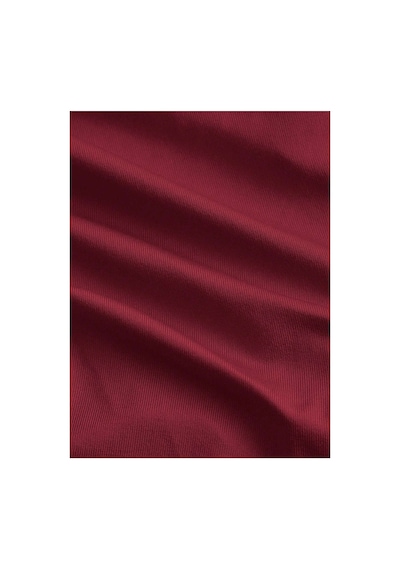 Poswicon Bordo Ön Büküm İnce Askılı Alaçatı Crop Bordo