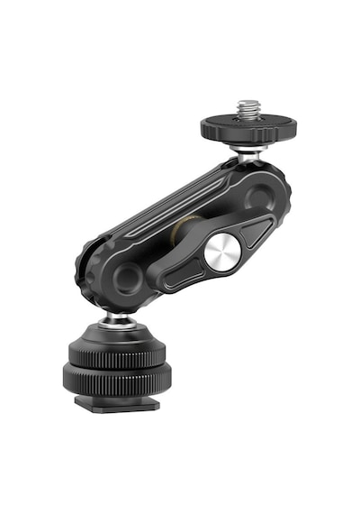 Ulanzi R098 Double Ball Head Magic Arm 1/4"-20 Ve Cold Shoe