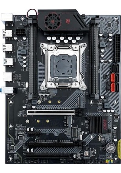 Jginyue X79 Gaming6 Ddr3 1866 Mhz 128gb Sata 3.0 Usb 3.0 Çift M.2 2011 Soket Atx Anakart