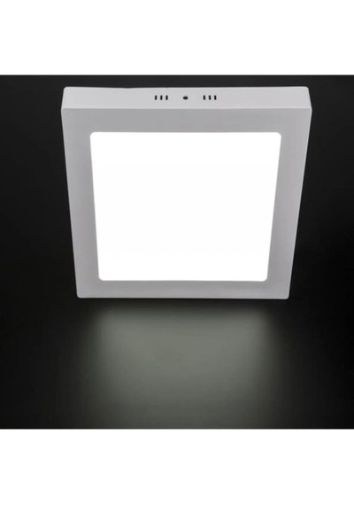 Cata Ct-5272 30w Panel Led Armatür Beyaz Kare Sıva Üstü Metal Kasa Beyaz Işık 6400k Beyaz