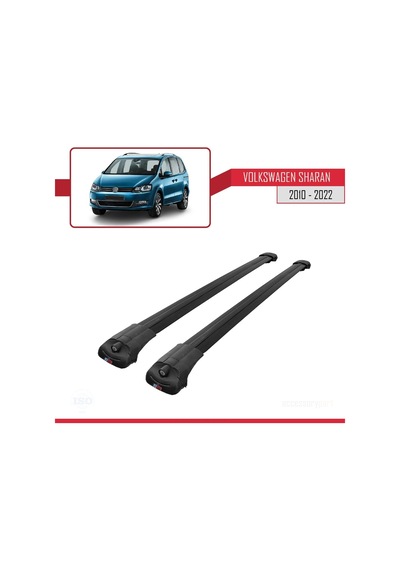 Volkswagen Sharan 2010-2022 Arası İle Uyumlu Ace-1 Ara Atkı Tavan Barı Siyah