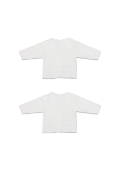 Erturkstore Organik 2'li Basic İç Zıbın 17120 Ekru Çok Renkli