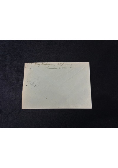 Deutsches Reich 1940 Yılında N Zi Dönemi 1döneminde Postadan Geçmiş Zarf 12 Pfennig Gama Haç Pullu