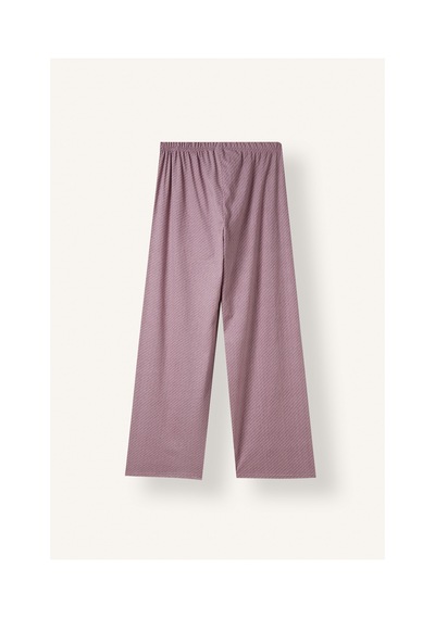 Defacto Relaxed Fit Düğme Detaylı Uzun Kollu Pamuklu Pijama Takımı H9094ax26aupr461 Mor-pr461