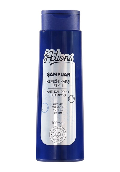 5 Adet Les Actions Kepekli Saçlar Şampuan 700 Ml
