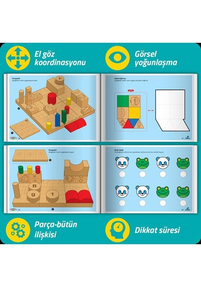 Dikkati Güçlendirme Seti Dgs Plus 5 Yaş Metal Kutu - Osman Abalı
