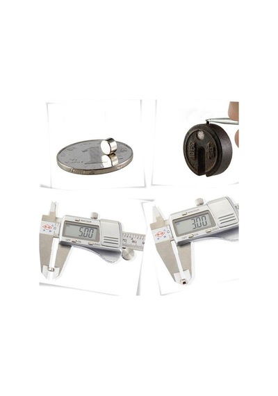 25 Adet Çap 6Mm X Kalınlık 3Mm Silindir Güçlü Neodyum Mıknatıs N11.12240