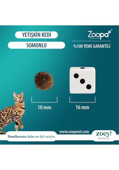 Zoey Somonlu Yetişkin Kedi Maması 15 Kg