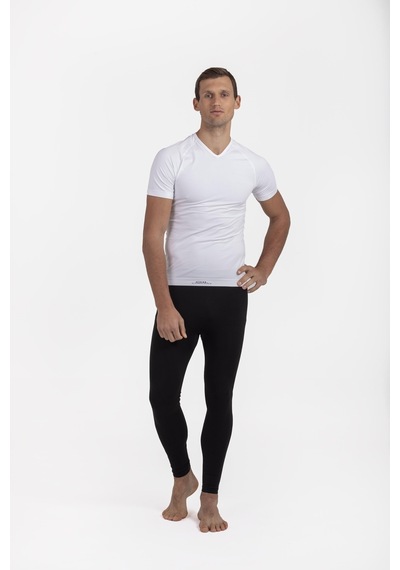 Oıl Company Termal İçlik Üst Kısa kol V Yaka Unisex Pp Seamless Ocp007 001