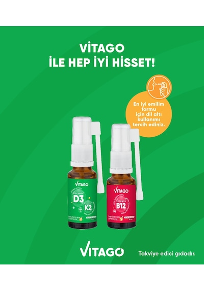 Vitago Vitamin D3 Vitago B12