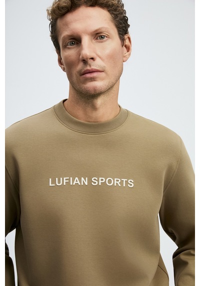 Lufian Rowan Erkek Sweatshirt Kum Kum 112030195100580 Kum Rengi