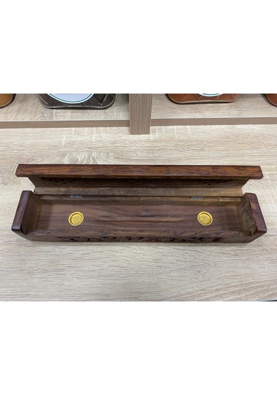 Tütsü Tabut 30 Cm Kare Oymalı