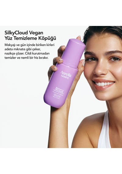 Aurelia Geneve Blueberry Miracle Silkycloud Vegan Facial Foam 200ml Temizleme Köpüğü