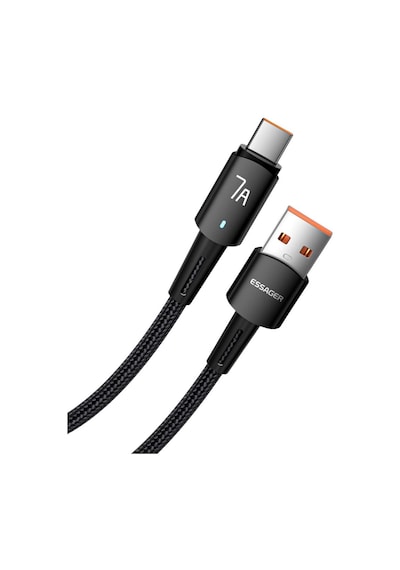 Essager 2 Metre 80w 7a Usb To Type-c Süper Hızlı Data Şarj Kablosu, Ultra Dayanıklı Şarj Ve Data Kablosu