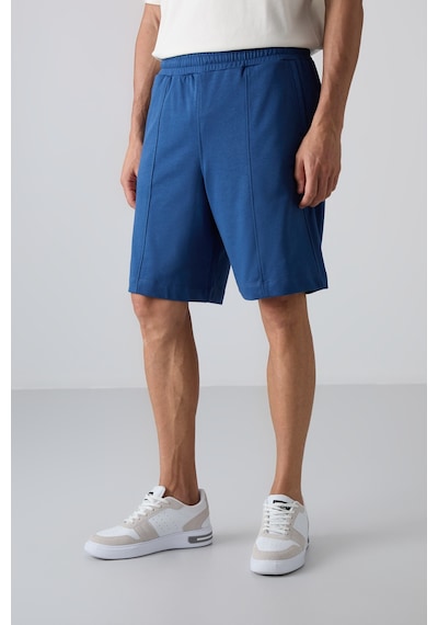 Tommy Life Parlament Pamuklu Kalın Yumuşak Dokulu Comfort Fit Basic Erkek Şort - 81261 Mavi Tommy Life Parlament Pamuklu Kalın Yumuşak Dokulu Comfort Fit Basic Erkek Şort - 81261 Mavi