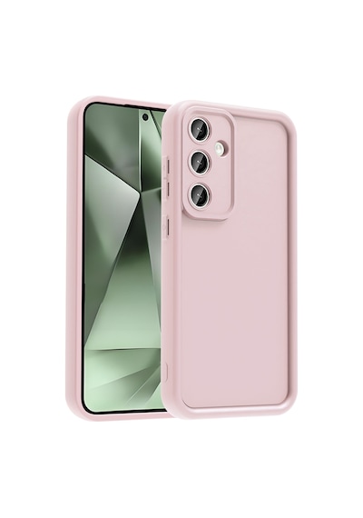 Zore Samsung Galaxy Uyumlu S25 Fe Kılıf Kamera Korumalı Zore Ananas Kapak - Pembe