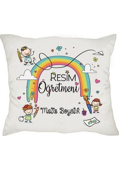 Resim Öğretmenine Isimli Hediye Seti - Öğretmenler Günü Hediyesi