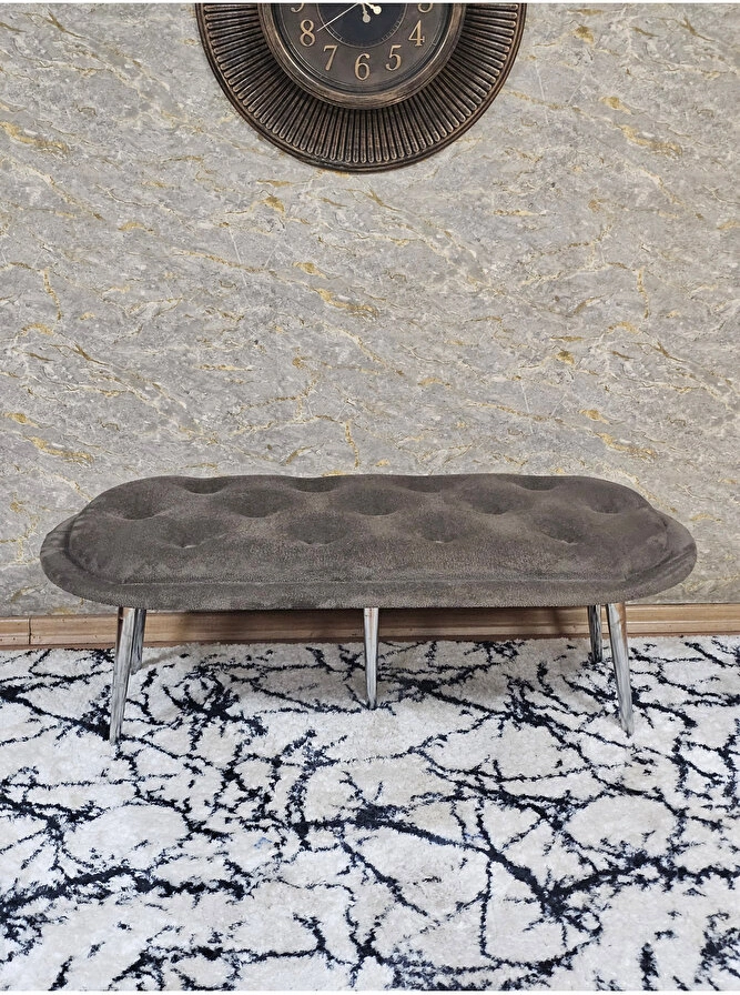 Ufo Oturak Bench - Krom Kaplama Sivriltme Ayak - Oturak - Bench - Çok Renkli