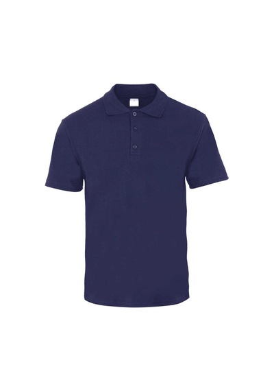 Kant Örme Kumaş Polo Yaka Kısa Kollu Tshirt Lacivert Çok Renkli