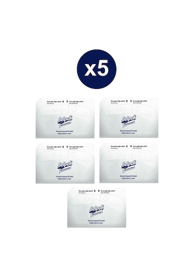 Selpak Professional Klozet Kapak Örtüsü 5 x 250'li
