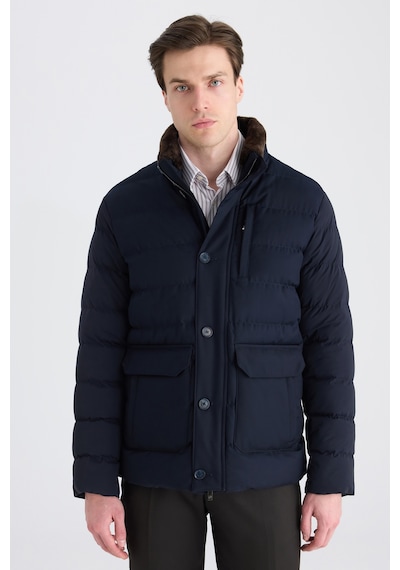 D's Damat Ds Damat Regular Fit Lacivert Düz Mont 5hc071521010m Çok Renkli