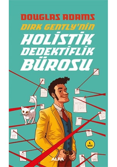 Ruhun Uzun Karanlık Çay Saati + Dirk Gently'nin Holistik Dedektiflik Bürosu + Okuma Sticker'ları
