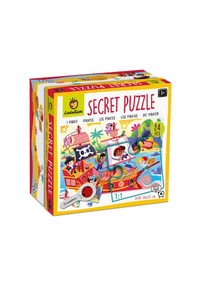 Gizemli Puzzle - Korsan Canlı Renkler