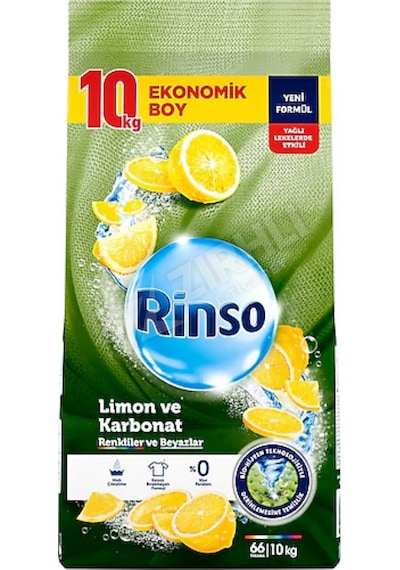 2 Adet Rinso Toz Limon Karbonat 10 Kg