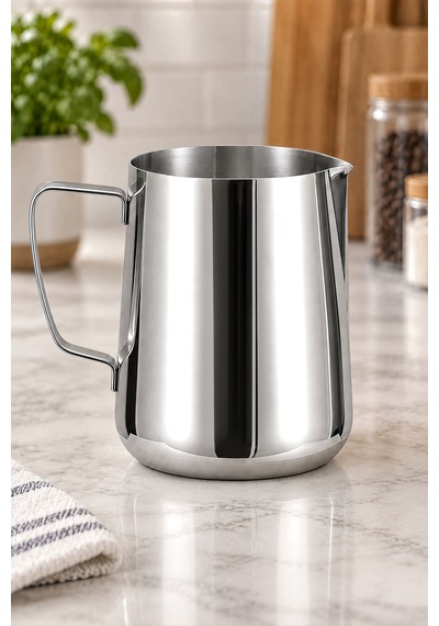 201 Çelik 1500 Ml Kahve Süt Köpürtme Ve Latte Art Potu Sütlük Pitcher Mt317