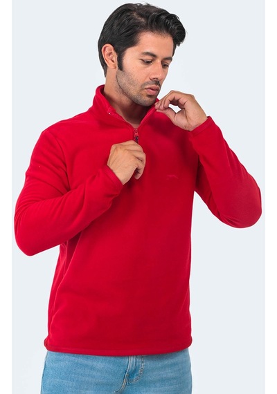 Slazenger Sanne Erkek Sweatshirt Bordo 001