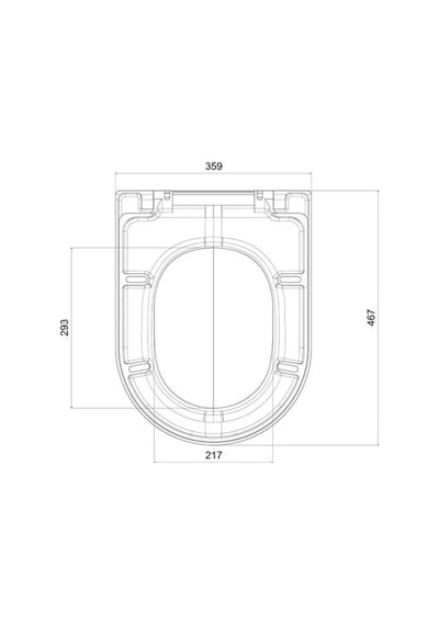 Tema Comfort Duroplast Klozet Kapağı 41224 Beyaz