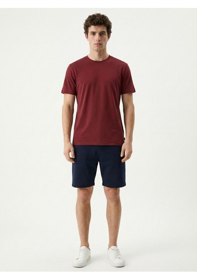 Regular Fit Erkek Tshirt K.kol Red Wine