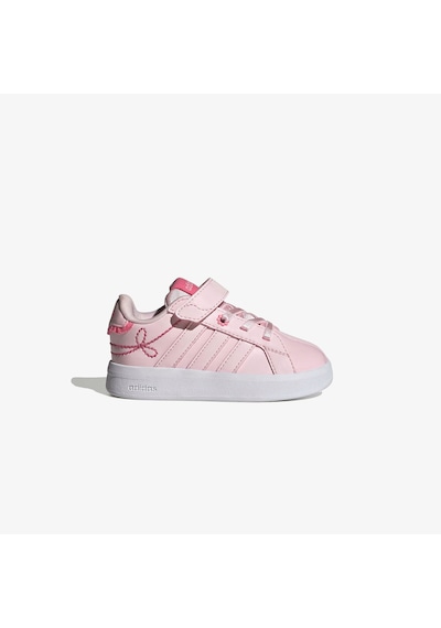 Adidas Grand Court 3.0 Girls Elastic Lace Çocuk Pembe Spor Ayakkabı Kı8121 2800236