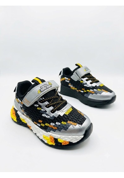 Pepino Supercraft Model Su İtici Dış Yüzey Rahat Yumuşak Taban Erkek Çocuk Sneaker Spor Ayakkabı Gümüş